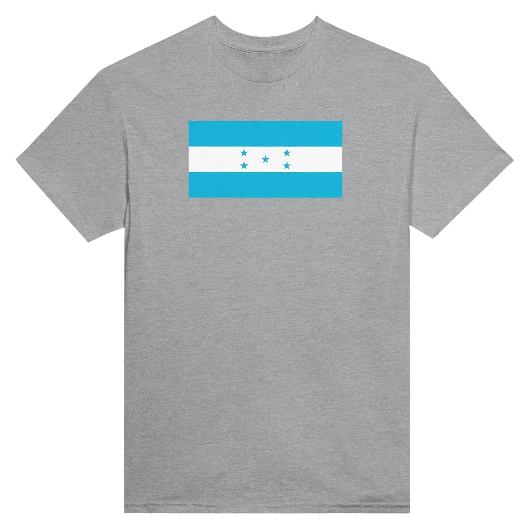 T-Shirt – Drapeau Du Honduras – Brodé – Coton Mélangé