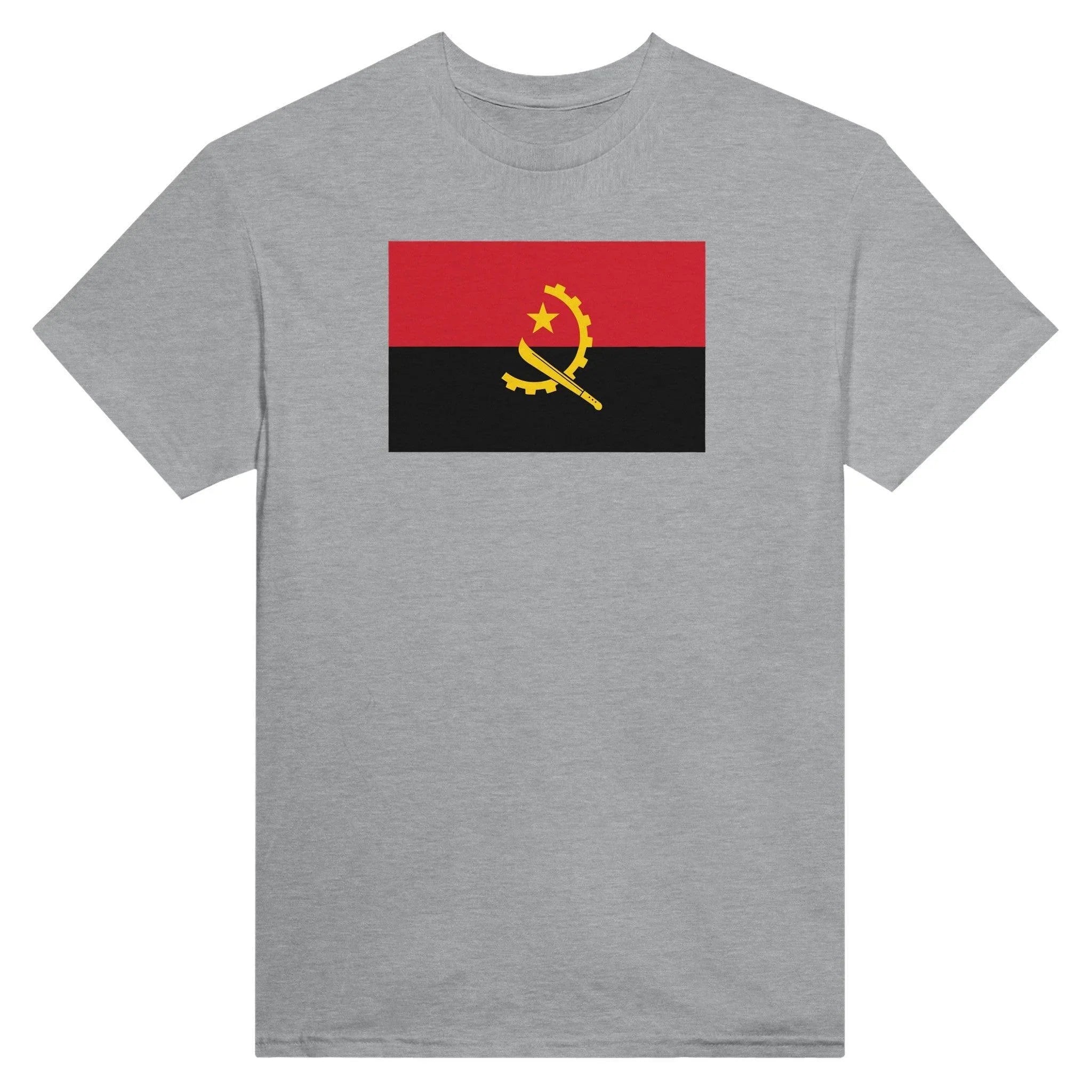 T-Shirt – Angola Flag – Embroidered – Mixed Cotton