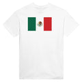 T-Shirt – Mexico Flag – Embroidered – Mixed Cotton