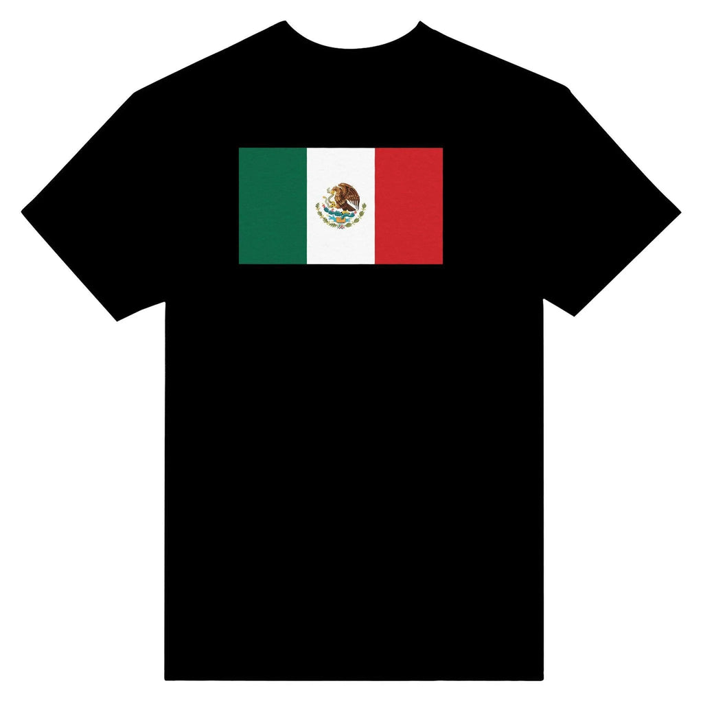 T-Shirt – Mexico Flag – Embroidered – Mixed Cotton