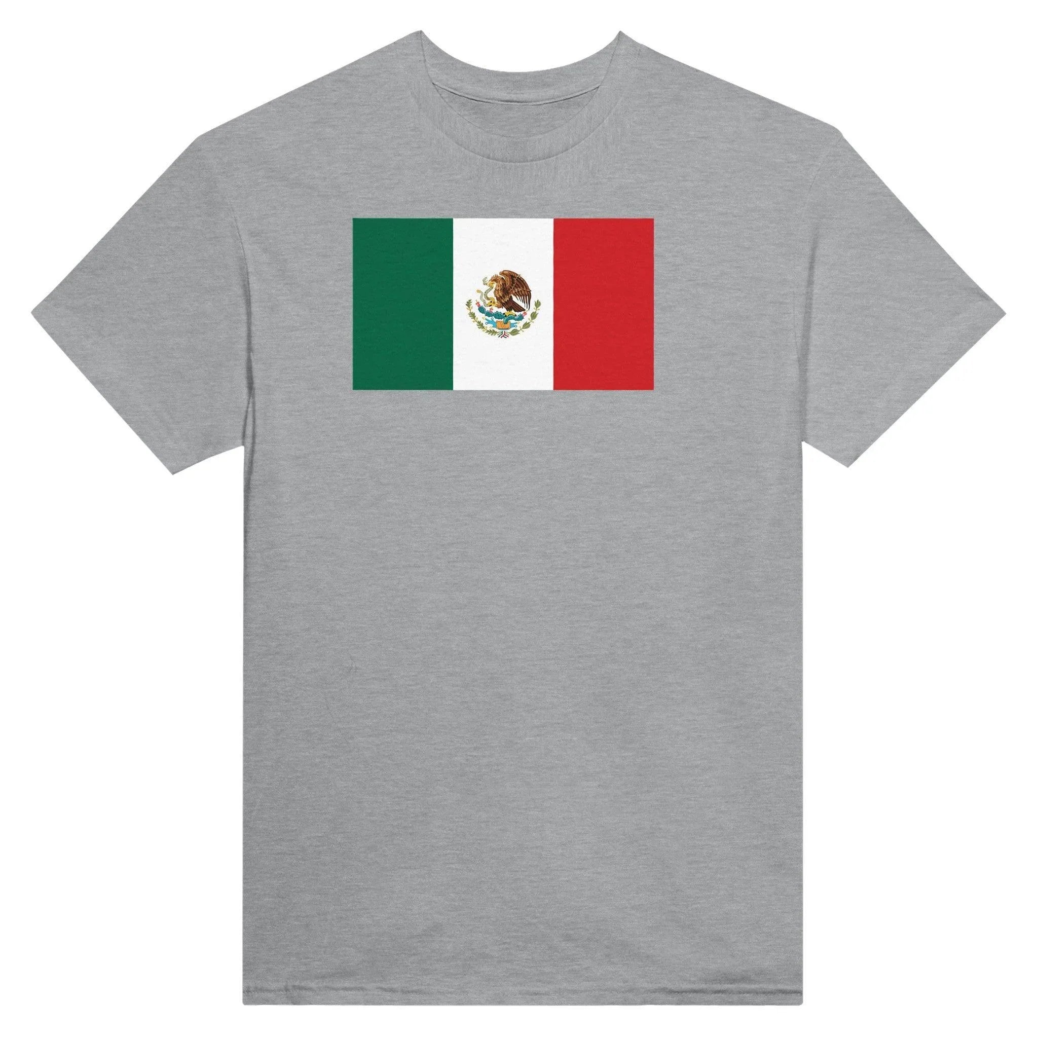 T-Shirt – Mexico Flag – Embroidered – Mixed Cotton