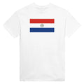 T-Shirt – Paraguay Flag – Embroidered – Mixed Cotton