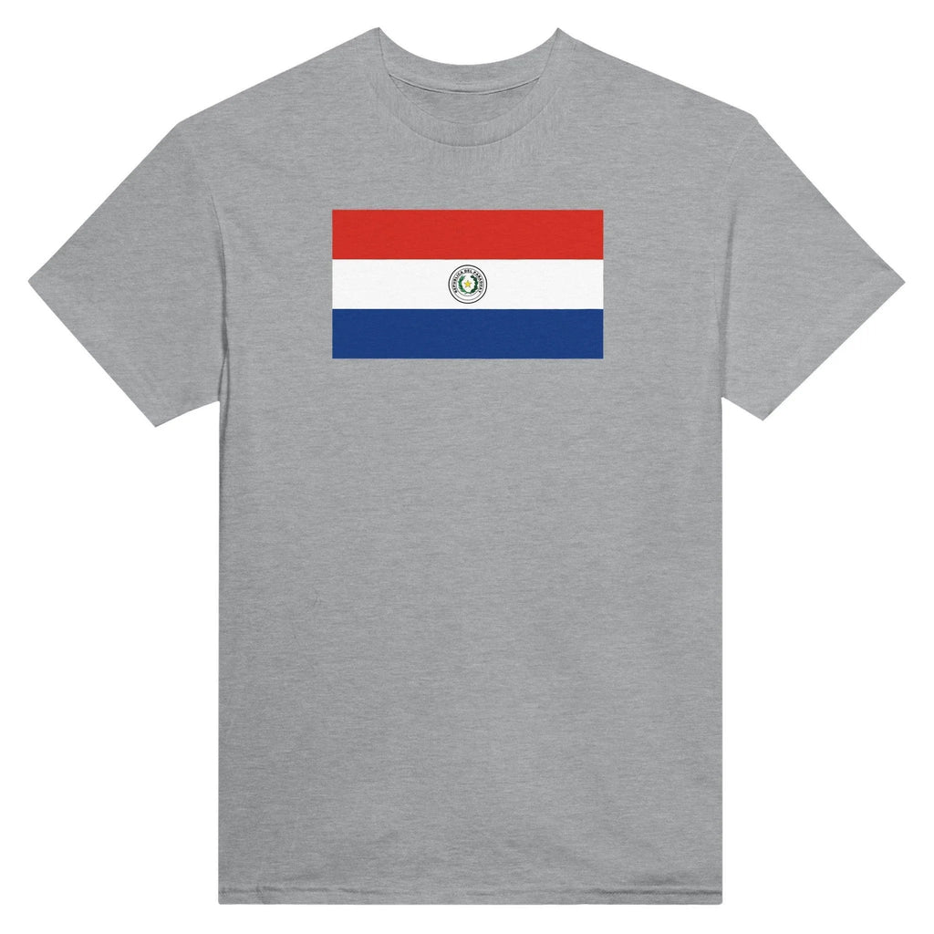 T-Shirt – Paraguay Flag – Embroidered – Mixed Cotton